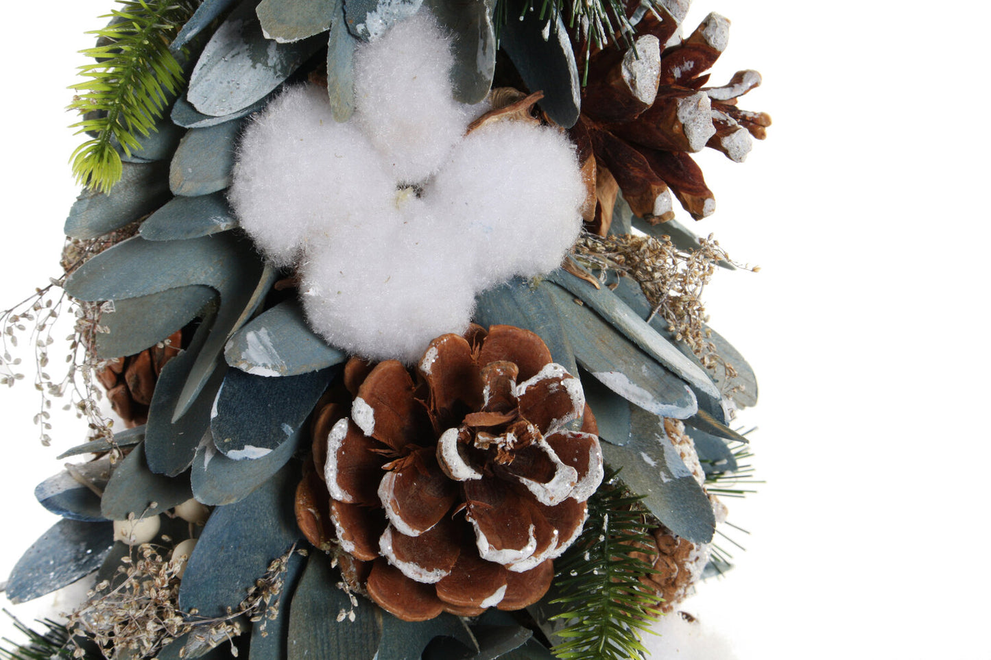 CONO PIÑA POREXPAN 17X17X30 VERDE