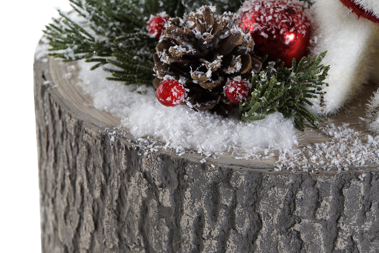 DECORACION ABETO POREXPAN 20X20X24 OSO MARRON