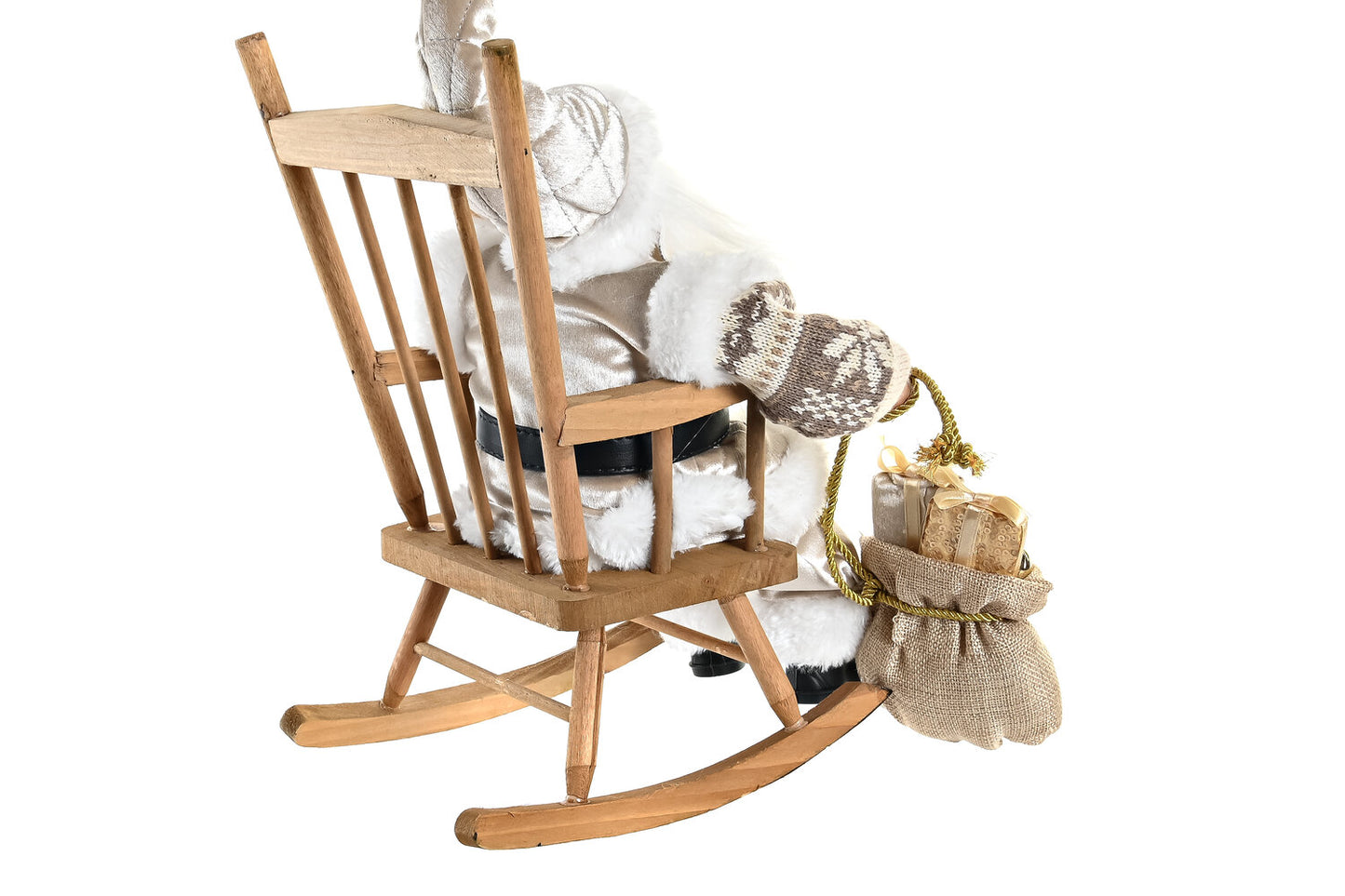 FIGURA POLIESTER MADERA 23X25X35 SILLA CHAMPAN