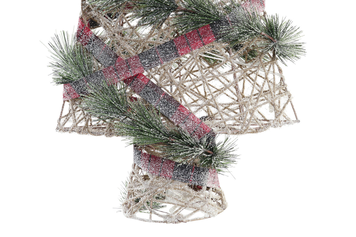 ARBOL LED RATAN 40X15X60 3AA NEVADO NATURAL