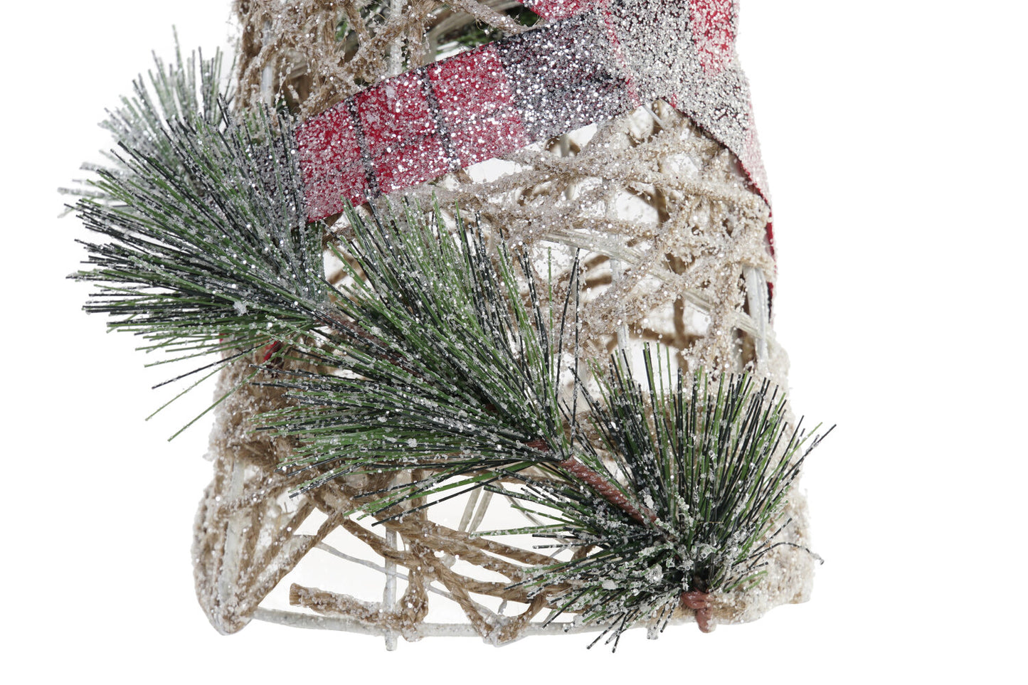 CONO SET 3 LED RATAN 20X20X80 3AA NEVADO NATURAL