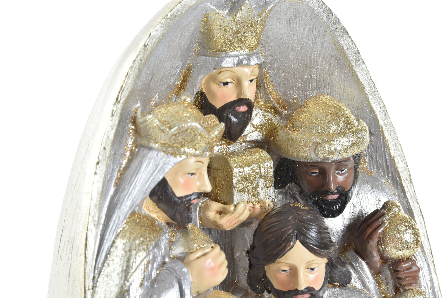 NACIMIENTO RESINA PURPURINA 11:5X10:5X19 DORADO