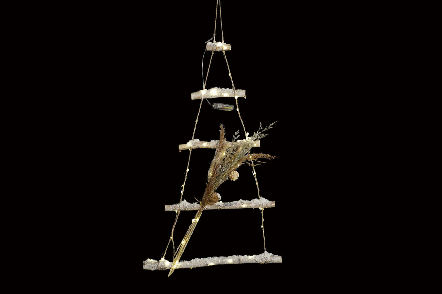 DECORACION COLGANTE FLOR SECA LED 49X8X93 ARBOL