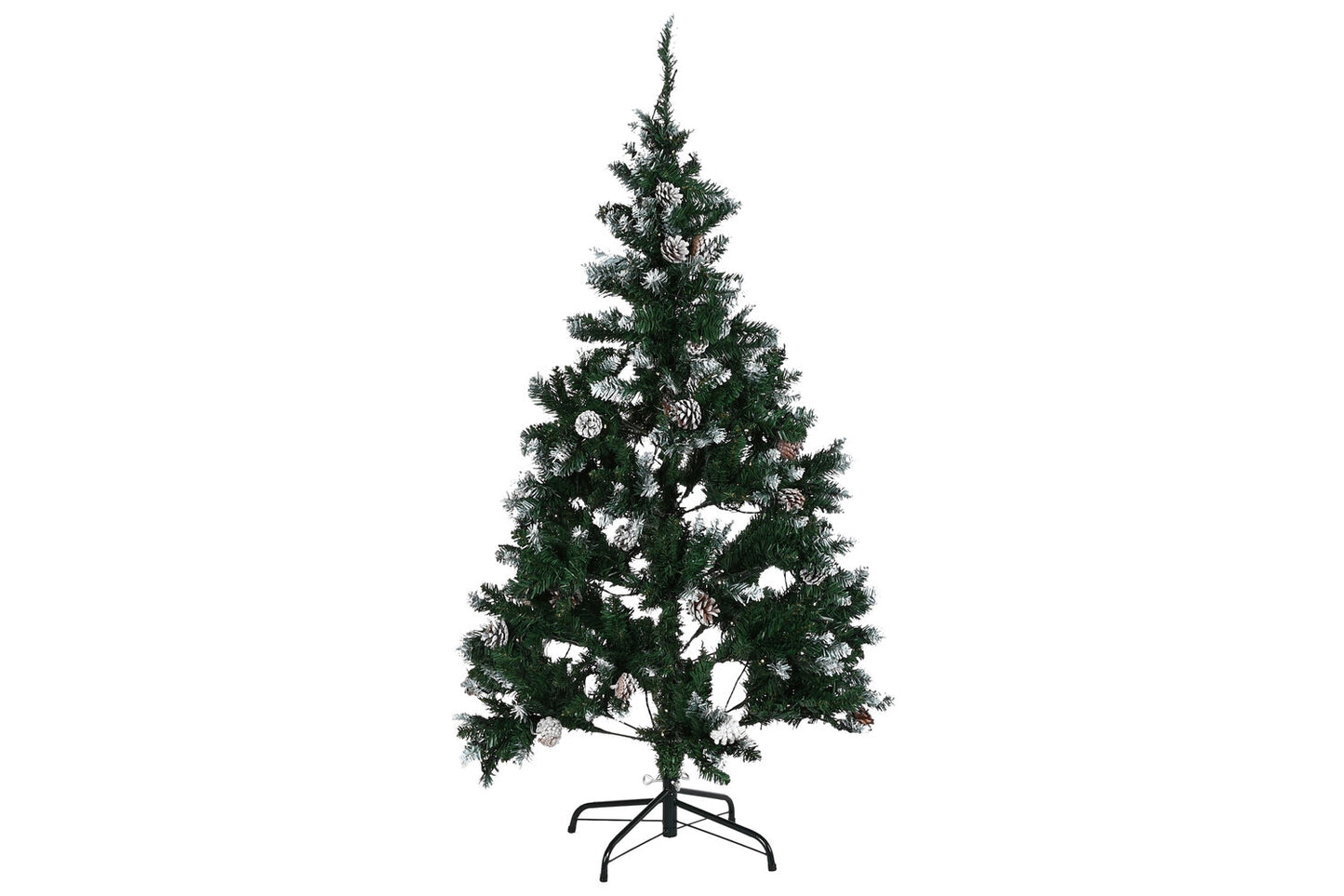 ARBOL PE METAL 80X80X150 200LED VERDE