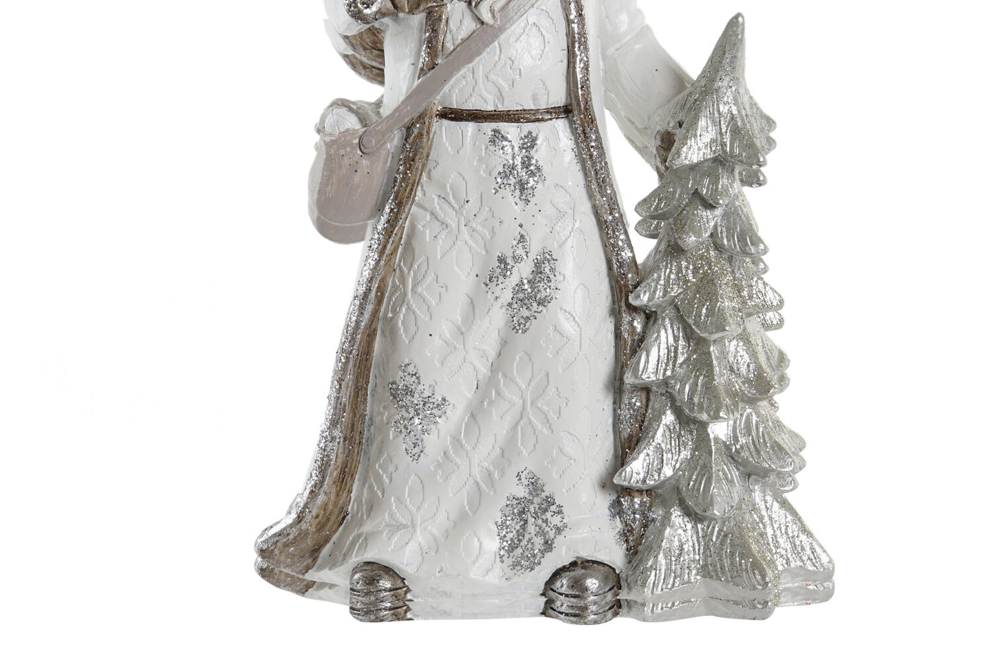 FIGURA RESINA 12:5X8X19:5 SANTA BLANCO
