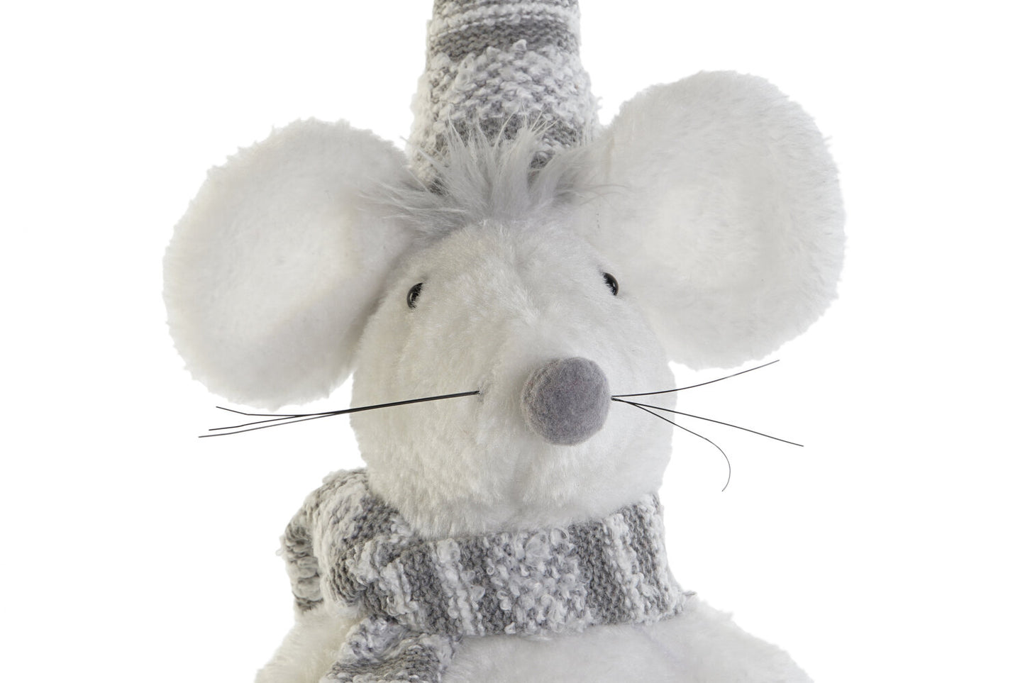 FIGURA POLIESTER 20X13X66 RATON BLANCO