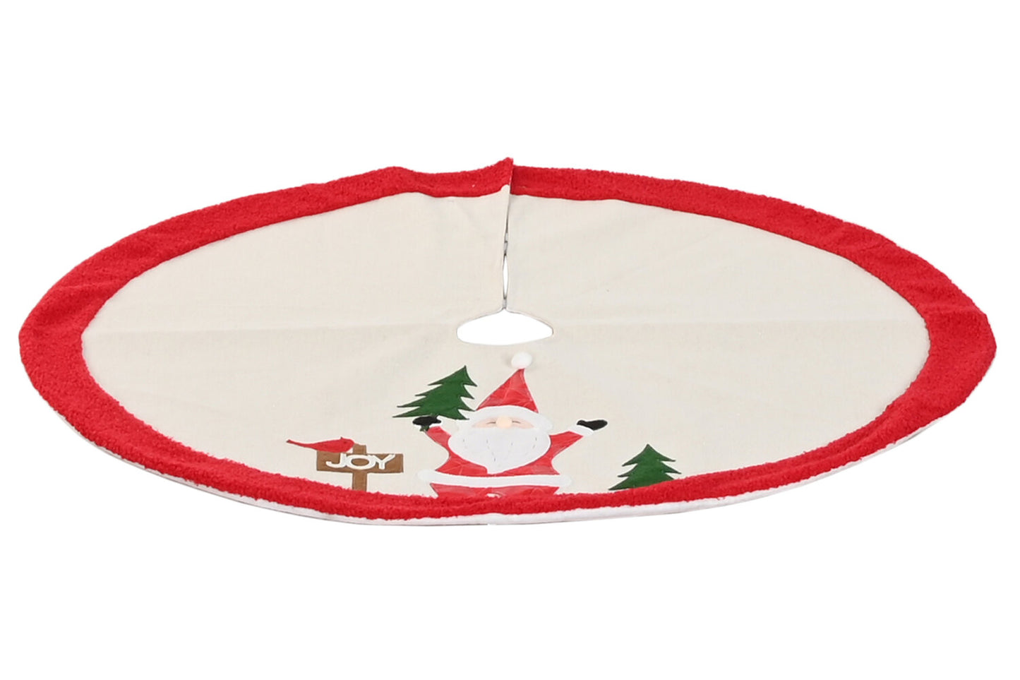 BASE ARBOL POLIESTER 90X90X2 CREMA