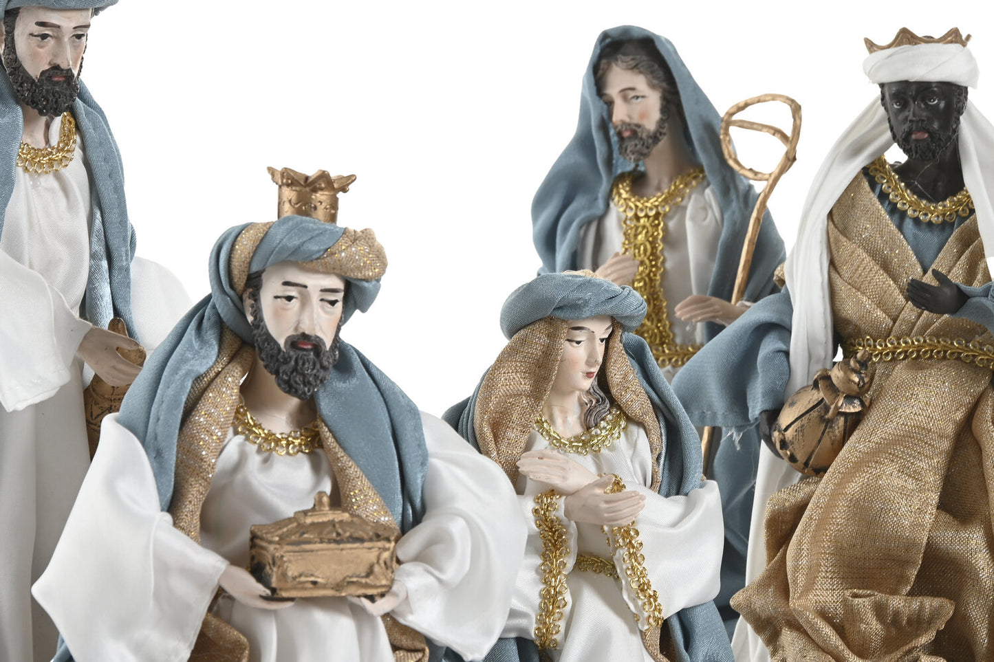 NACIMIENTO SET 9 POLIESTER 20X15X30 AZUL