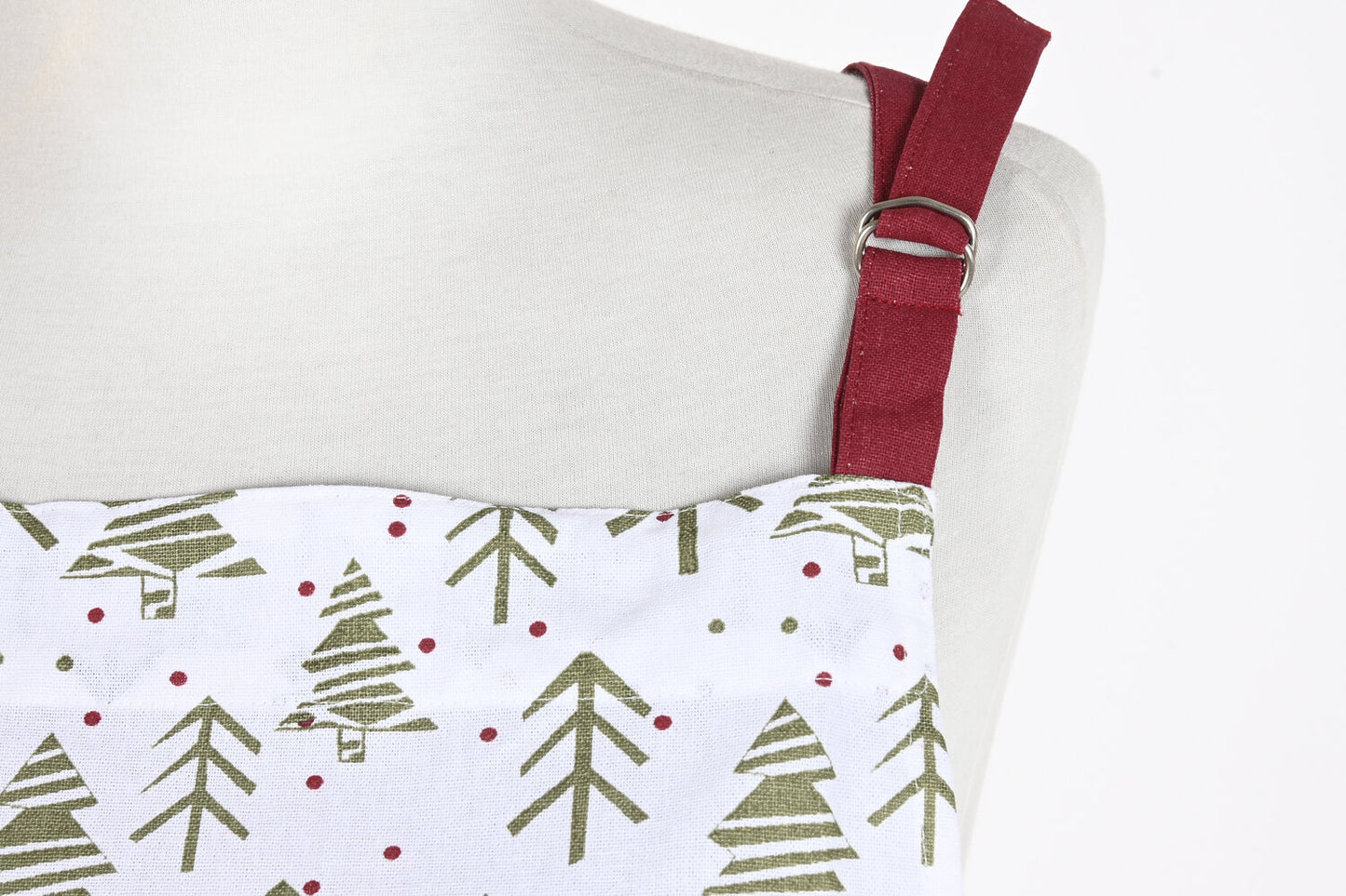 DELANTAL SET 2 ALGODON 60X0:2X80 ARBOLES VERDE