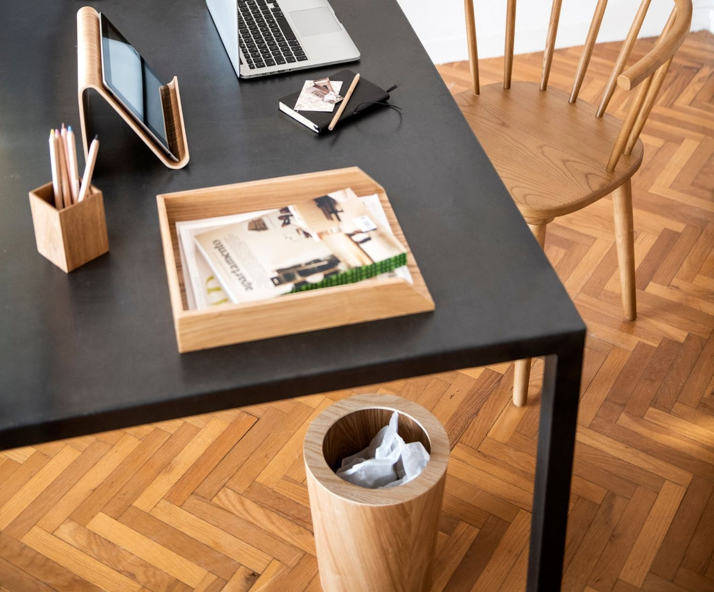 BANDEJA ESCRIT. MAD.SAUCE 34X27X5.5