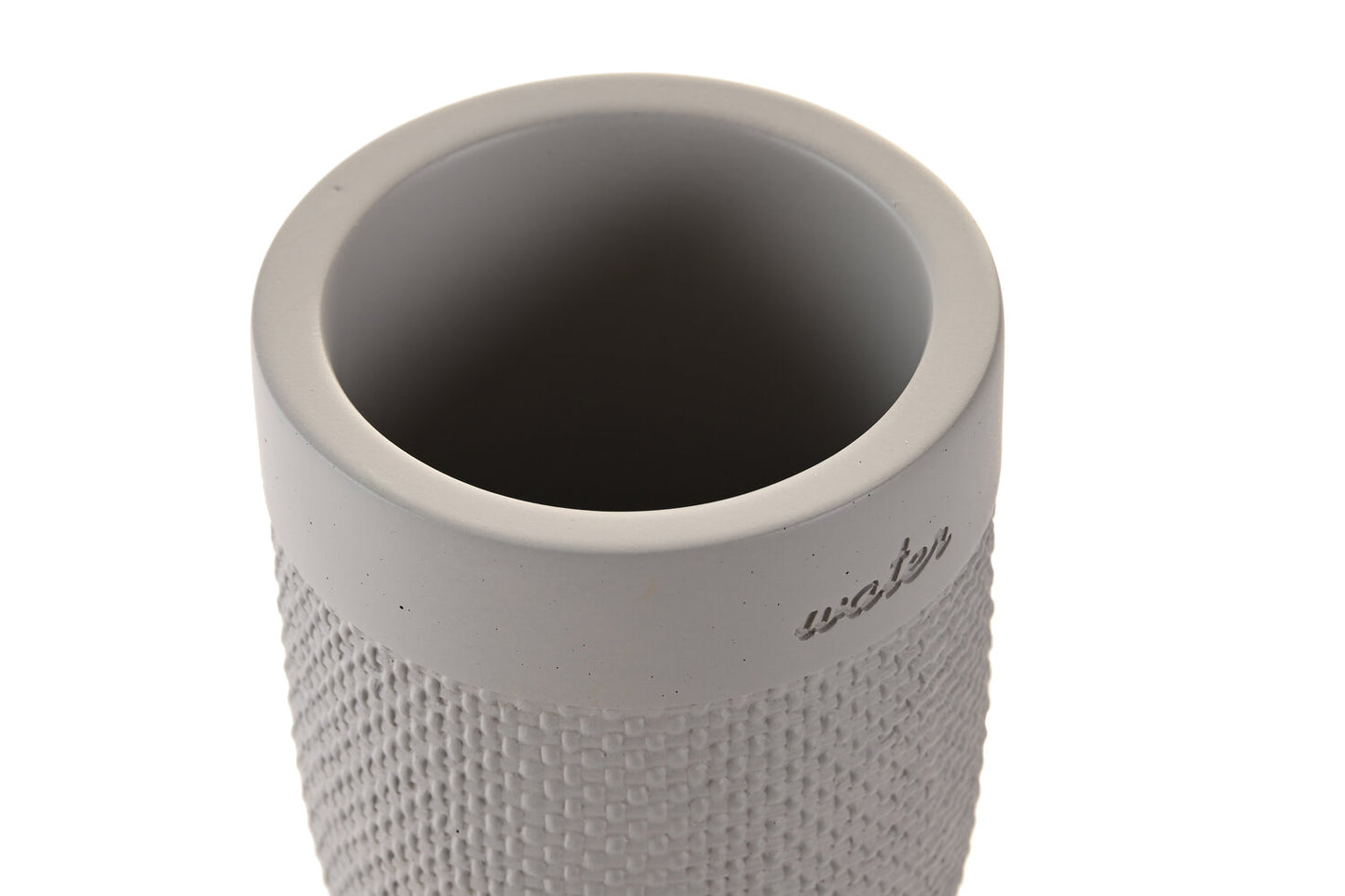 VASO CEMENTO 8X8X10:5 MATE GRIS