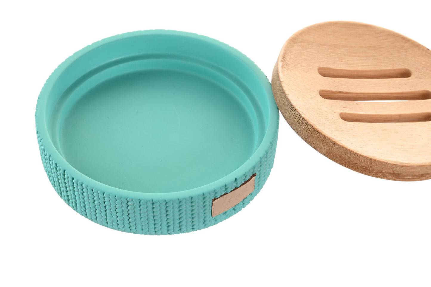 JABONERA CEMENTO BAMBU 11X11X2:5 MATE VERDE MENTA