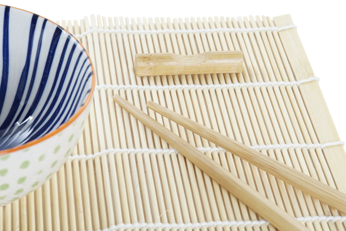 SUSHI SET 16 BAMBU GRES 14:5X14:5X31 AZUL