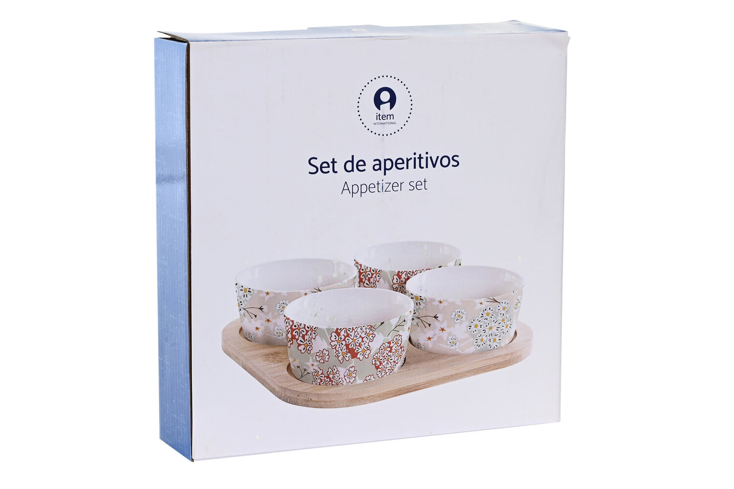 APERITIVO SET 5 GRES BAMBU 19:7X19:7X1 VERDE