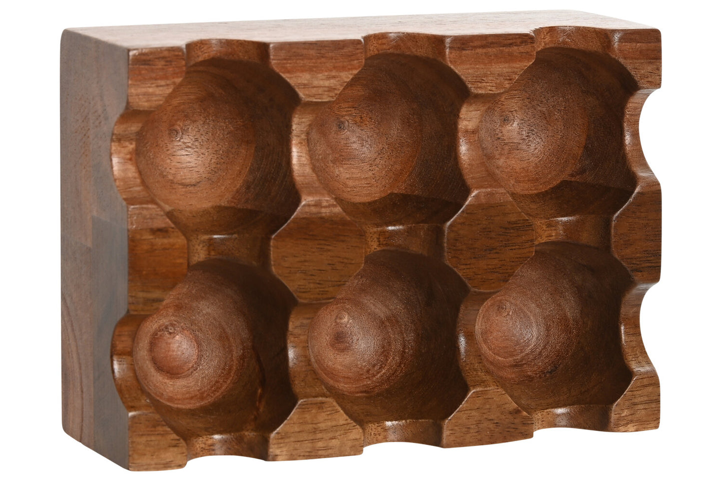 HUEVERA ACACIA 15X10X4 6COMP: NATURAL