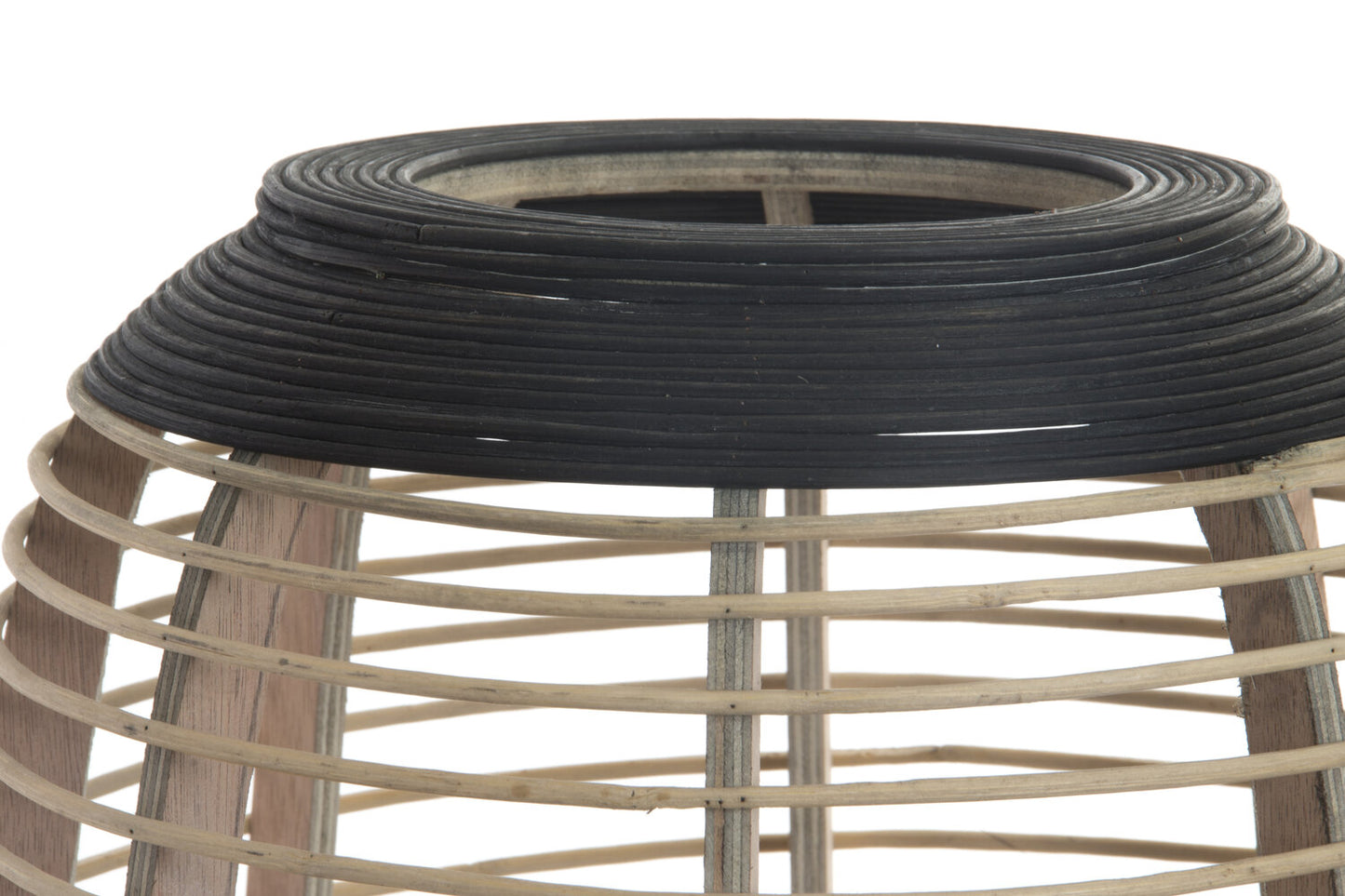 PORTAVELA BAMBU CRISTAL 32X32X43 NATURAL MARRON