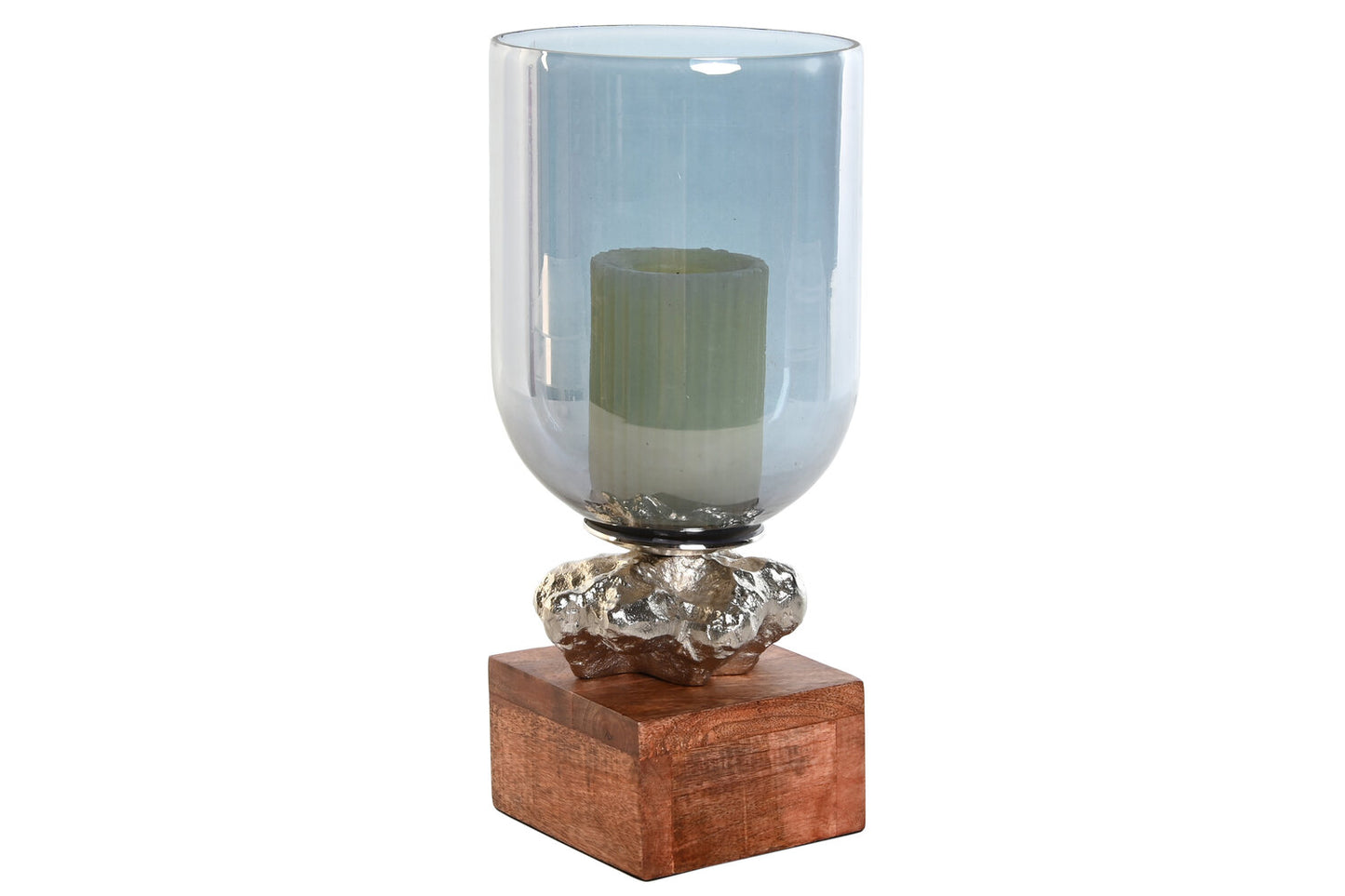 PORTAVELA CRISTAL ALUMINIO 16:5X16:5X38:5
