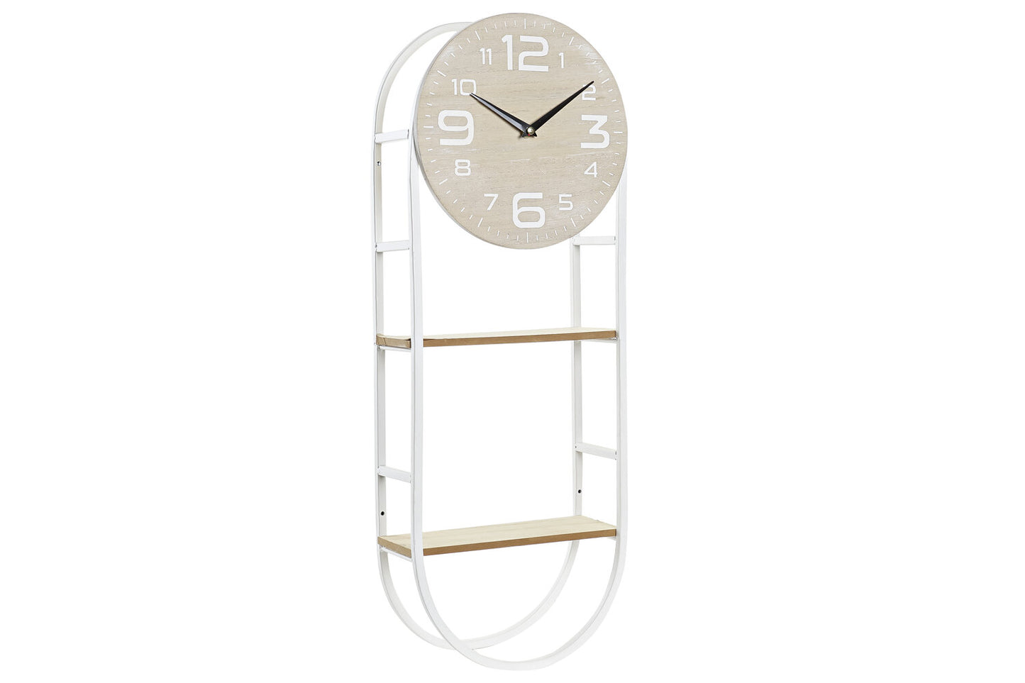 RELOJ PARED MDF METAL 25:5X11:5X71 ESTANTERIA