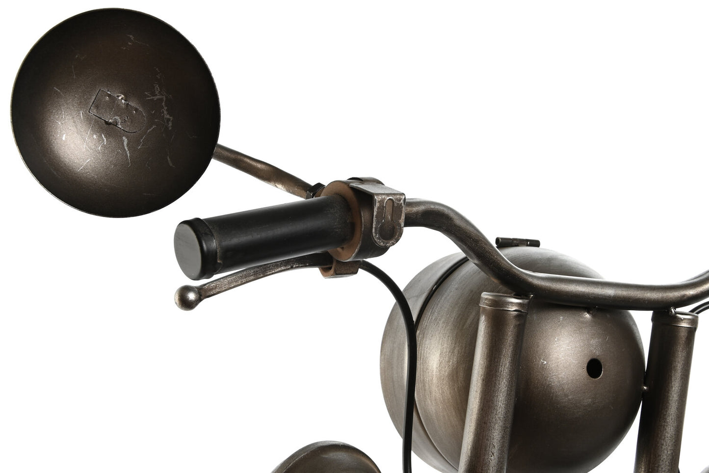 RELOJ PARED METAL 60X30X78 ESTANTERIA PLATEADO