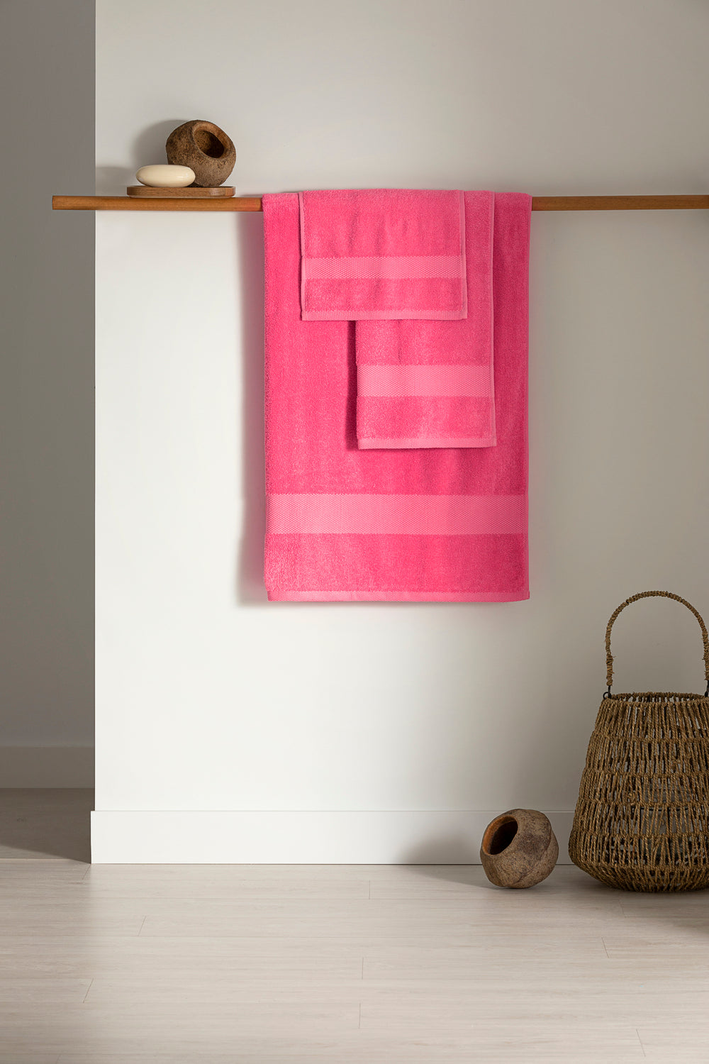 TOALLA ALGODON 500 GR 50X100 CM 334 FUCSIA PADUANA