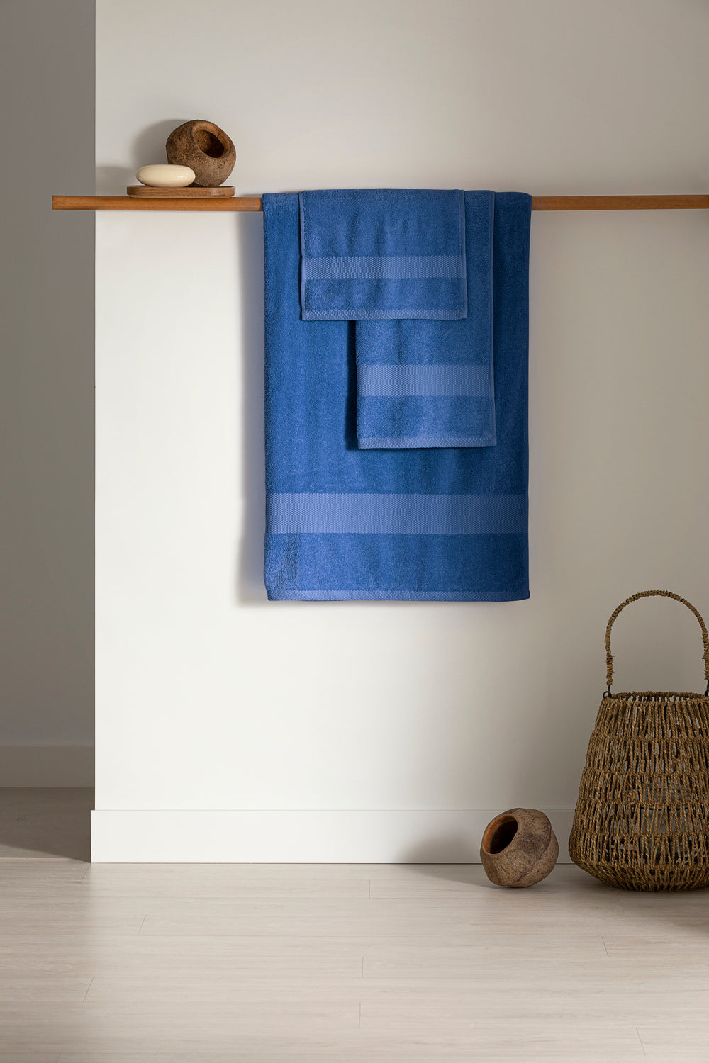 TOALLA ALGODON 500 GR 50X100 CM 262 AZUL PADUANA