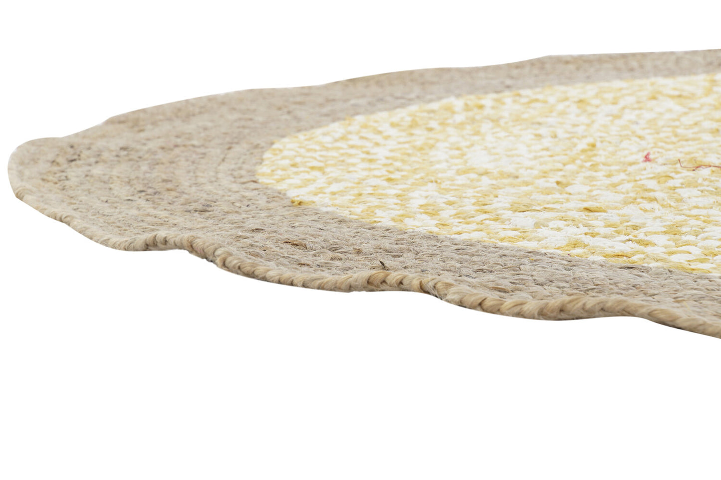 ALFOMBRA ALGODON YUTE 148X148X1 2300 GSM NATURAL