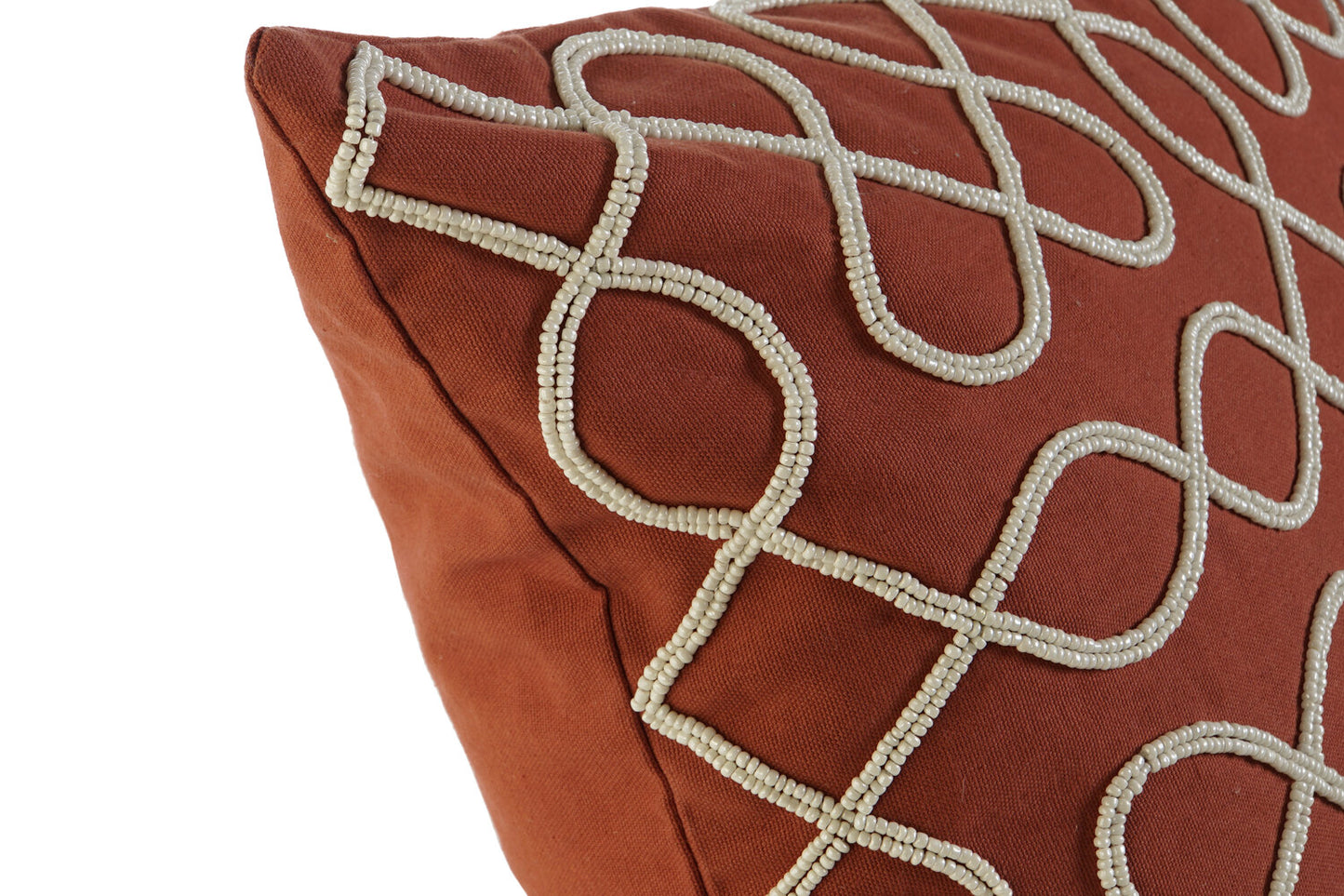 FUNDA COJIN ALGODON 60X1X40 TERRACOTA