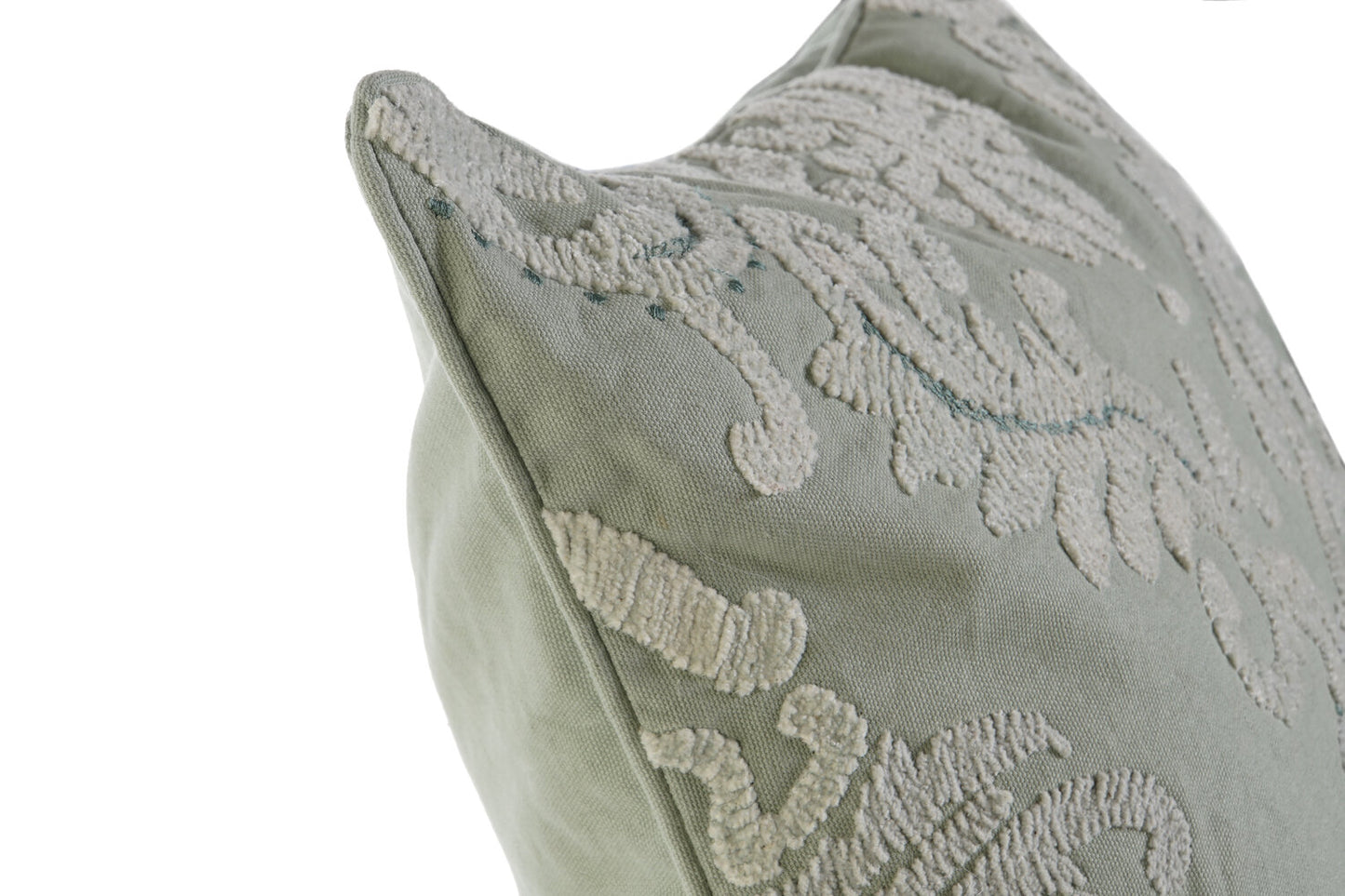 FUNDA COJIN ALGODON 50X1X50 VERDE MENTA