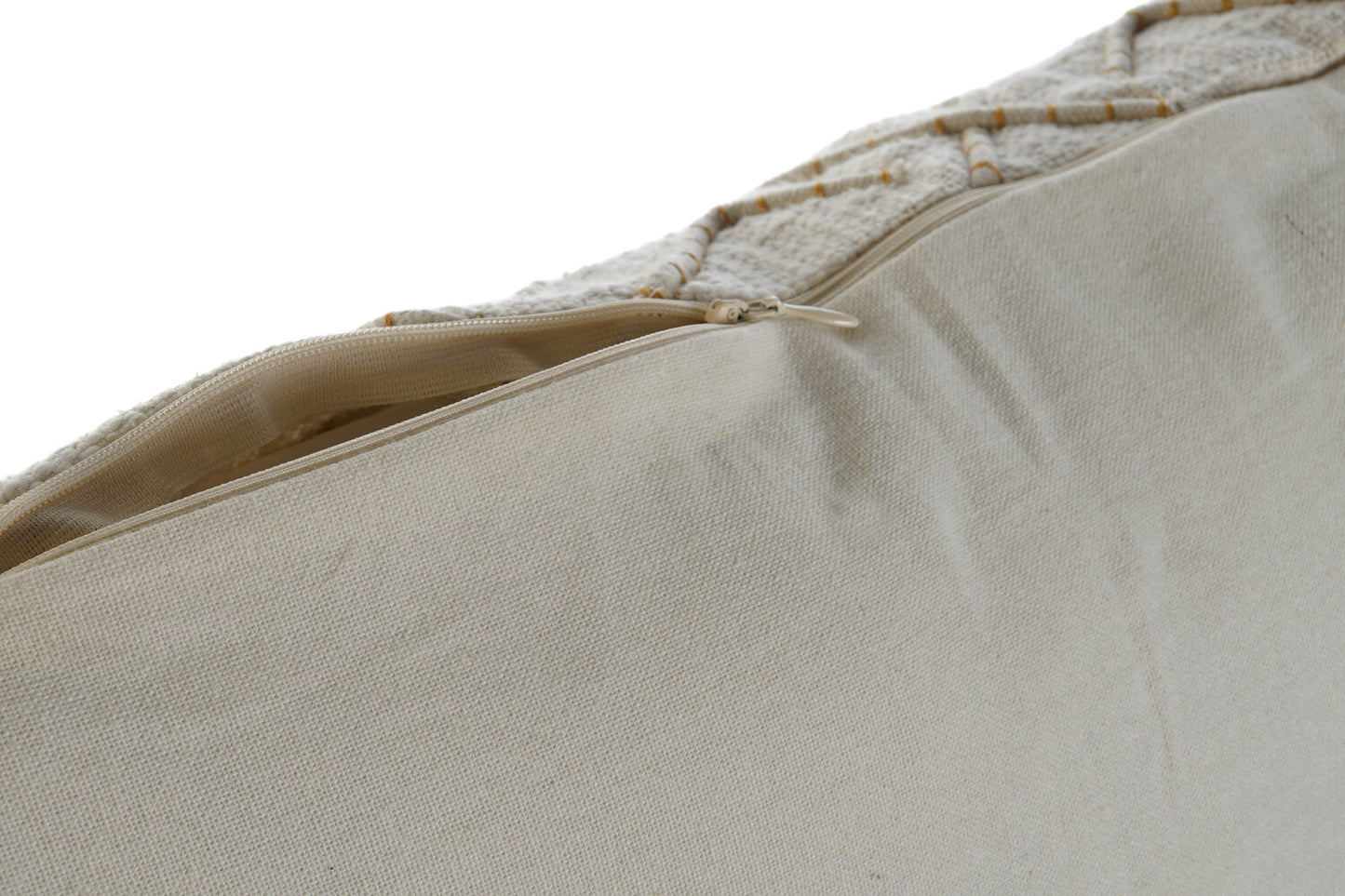 COJIN ALGODON 45X15X45 420GR: BORDADO CRUDO