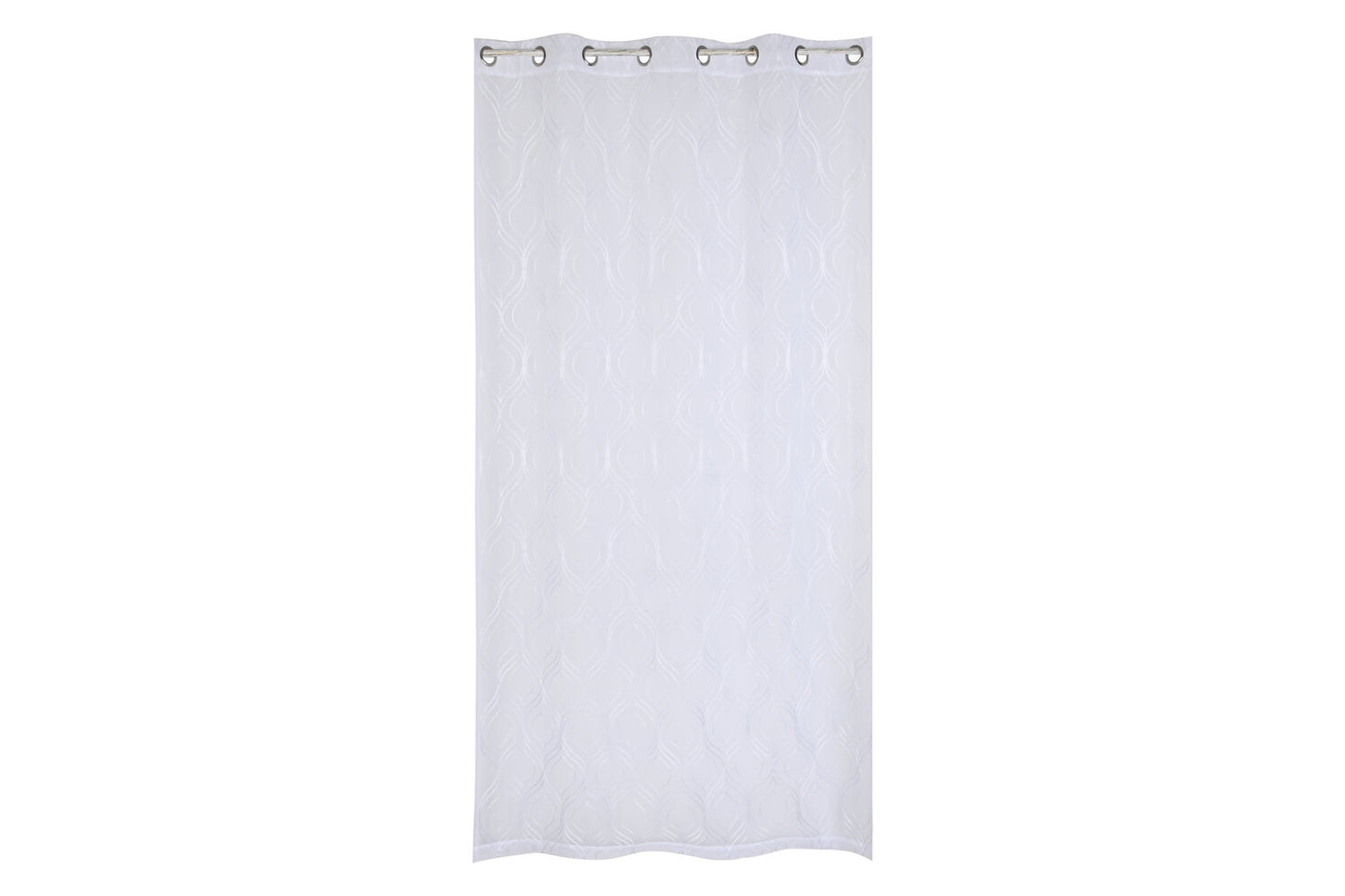 CORTINA POLIESTER 140X260X260 BORDADA ANILLAS