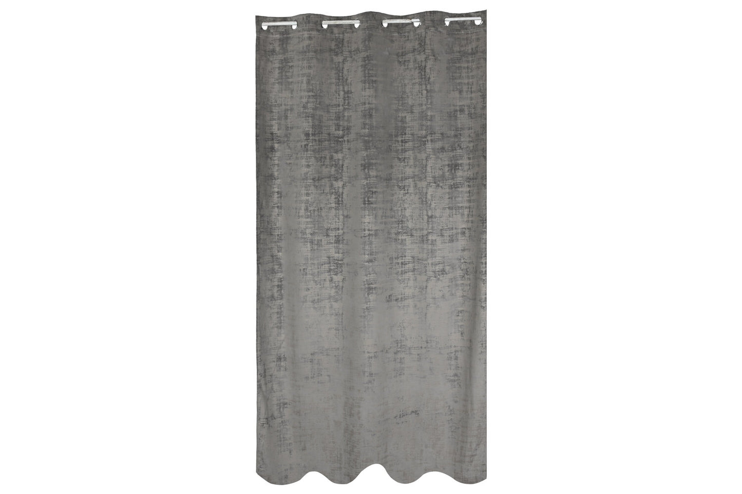 CORTINA POLIESTER 140X260 8 ANILLAS GRIS CLARO