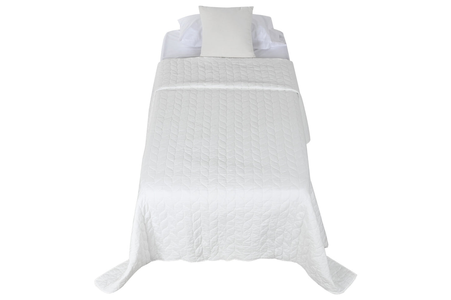 COLCHA POLIESTER 180X260 100 GR. BLANCO