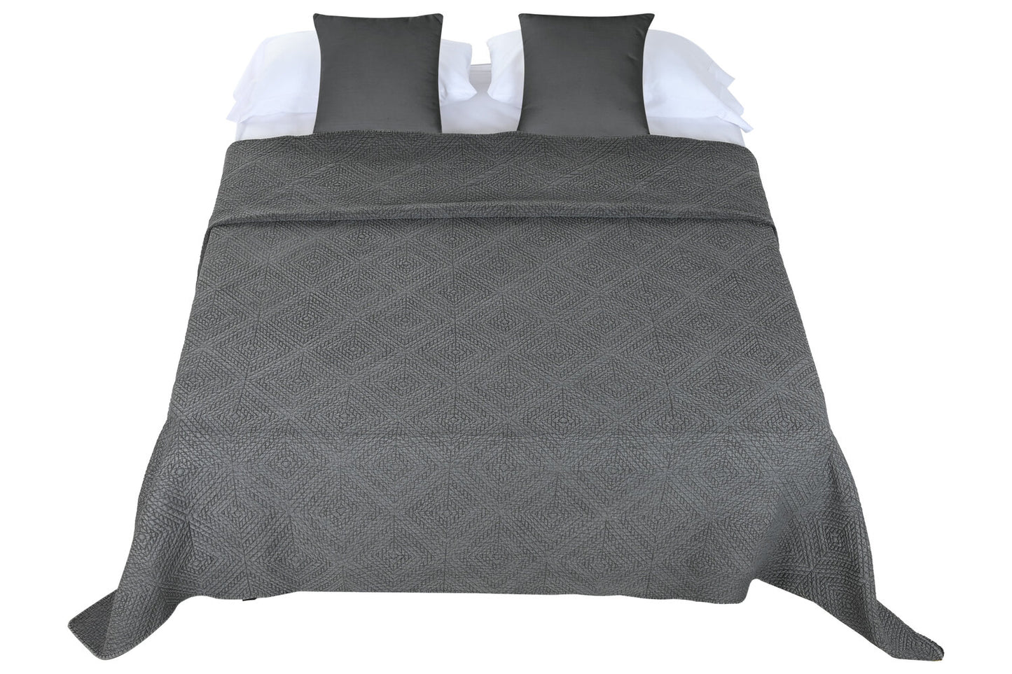 COLCHA POLIESTER 240X260 100 GR. GRIS CLARO