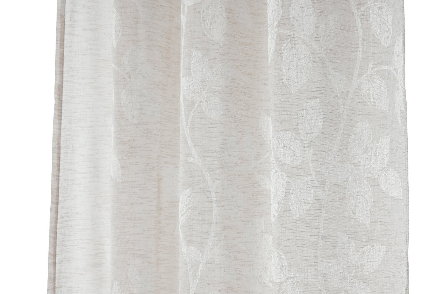 CORTINA POLIESTER 140X260 IMPRESA BEIGE