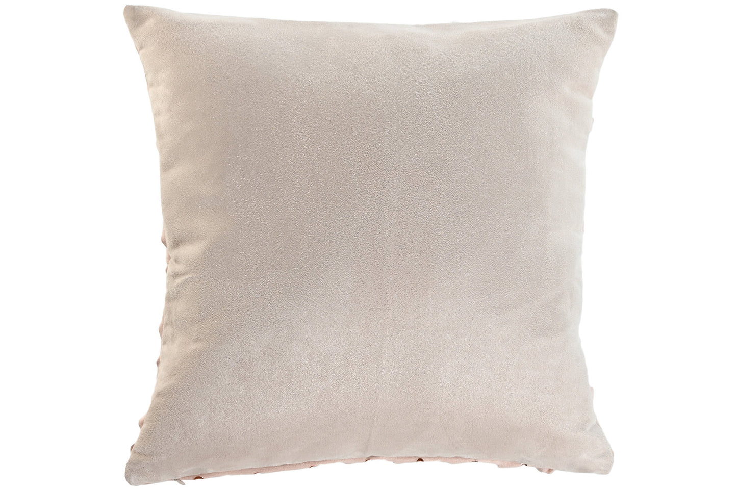 COJIN POLIESTER 45X45 420 GR: CALADO ROSA