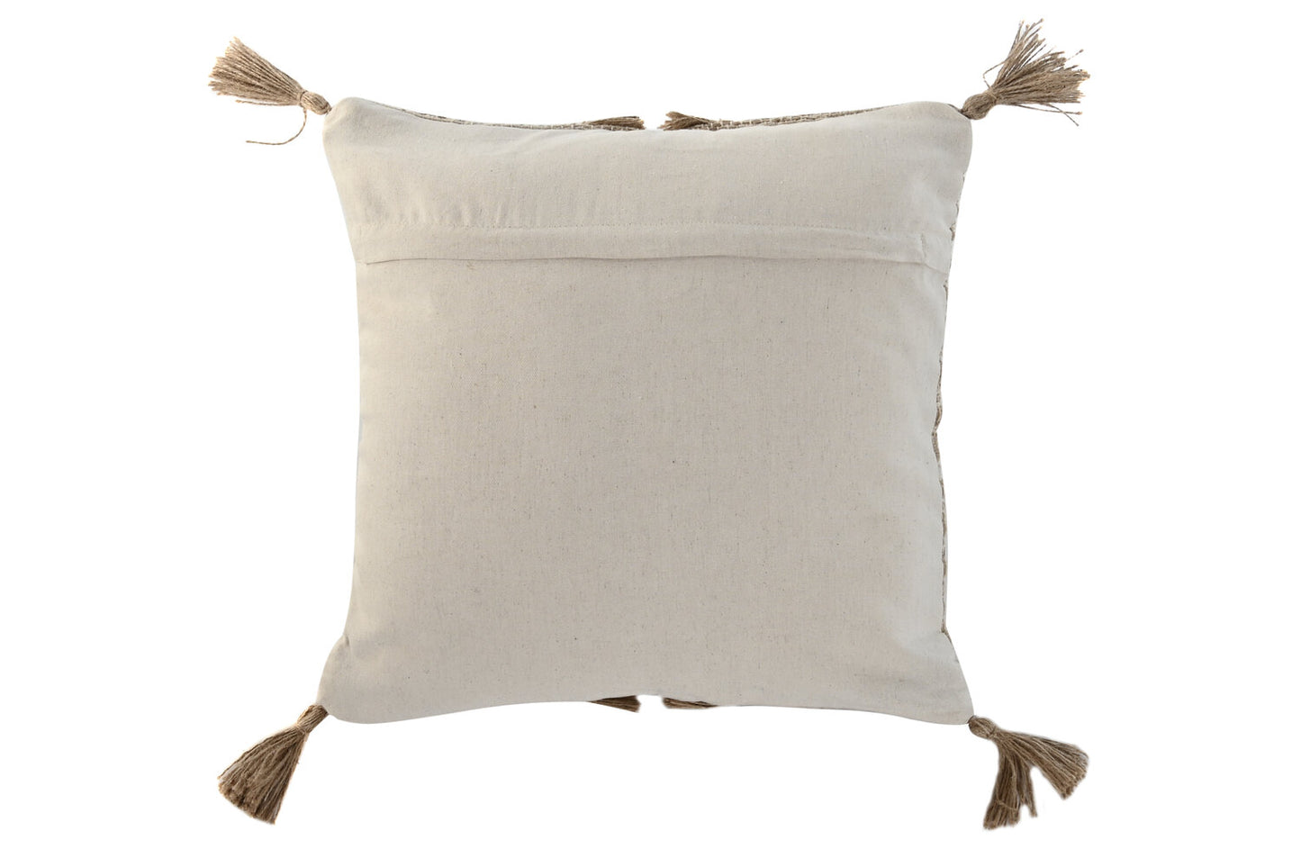 COJIN ALGODON YUTE 45X45 878 GR: HECHO A MANO