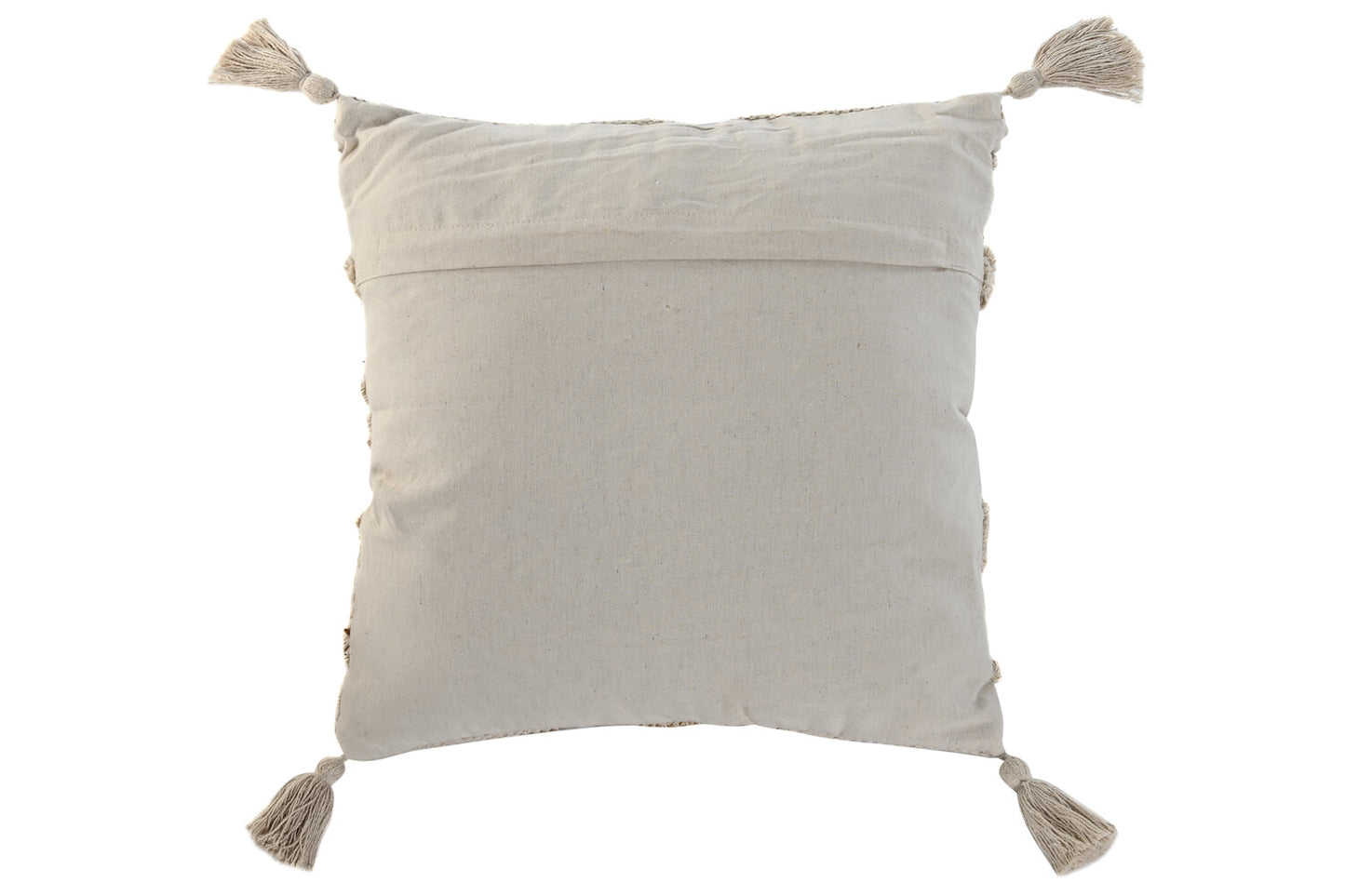 COJIN ALGODON YUTE 45X45 860 GR: HECHO A MANO