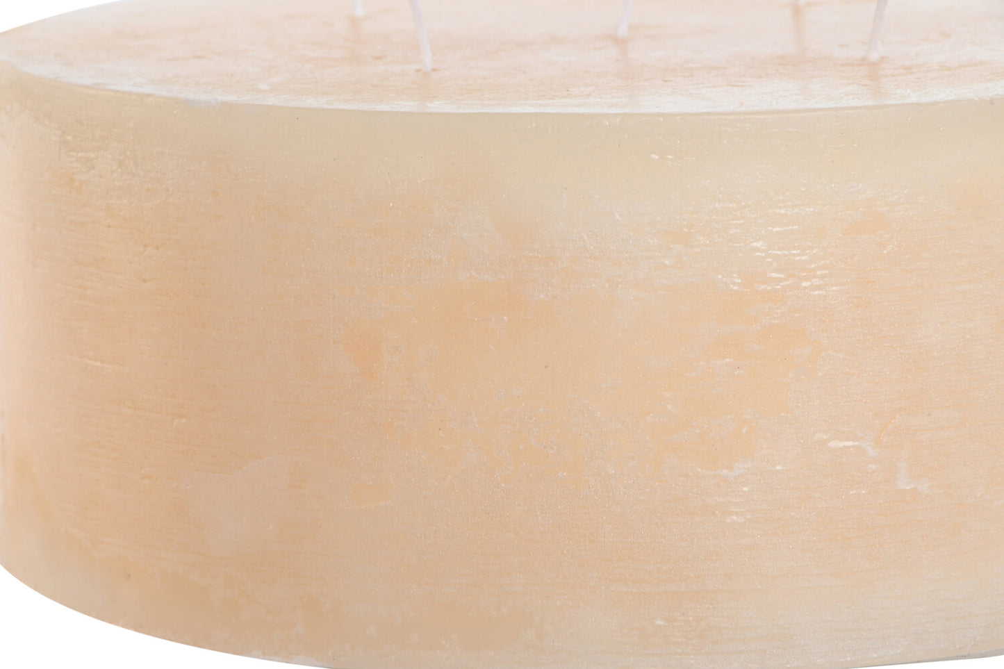 VELA CERA 25X25X10 4400 GR: 80 HORAS NATURAL CREMA