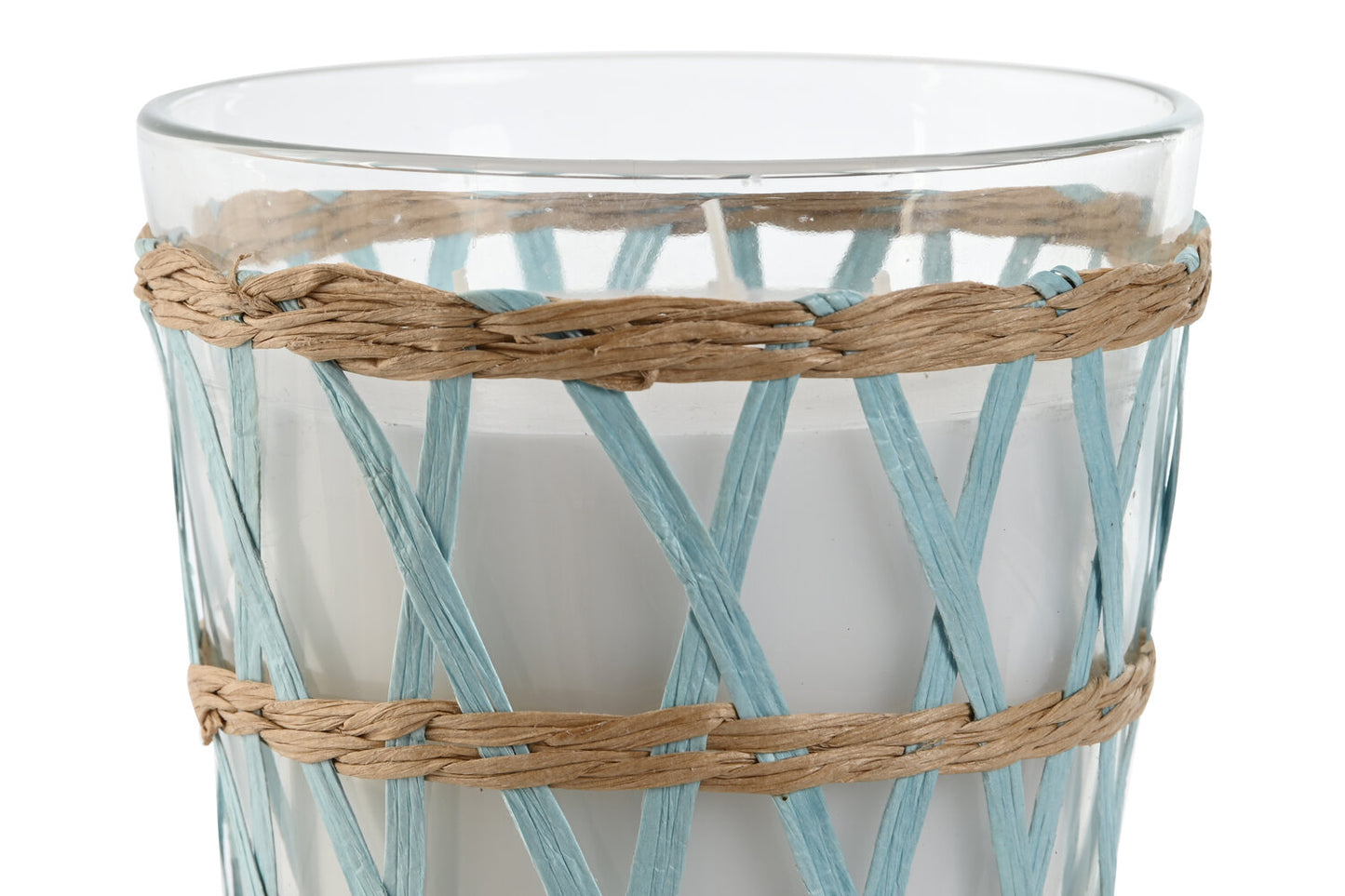 VELA FIBRA CRISTAL 13:5X13:5X12:5 540GR TRENZADO