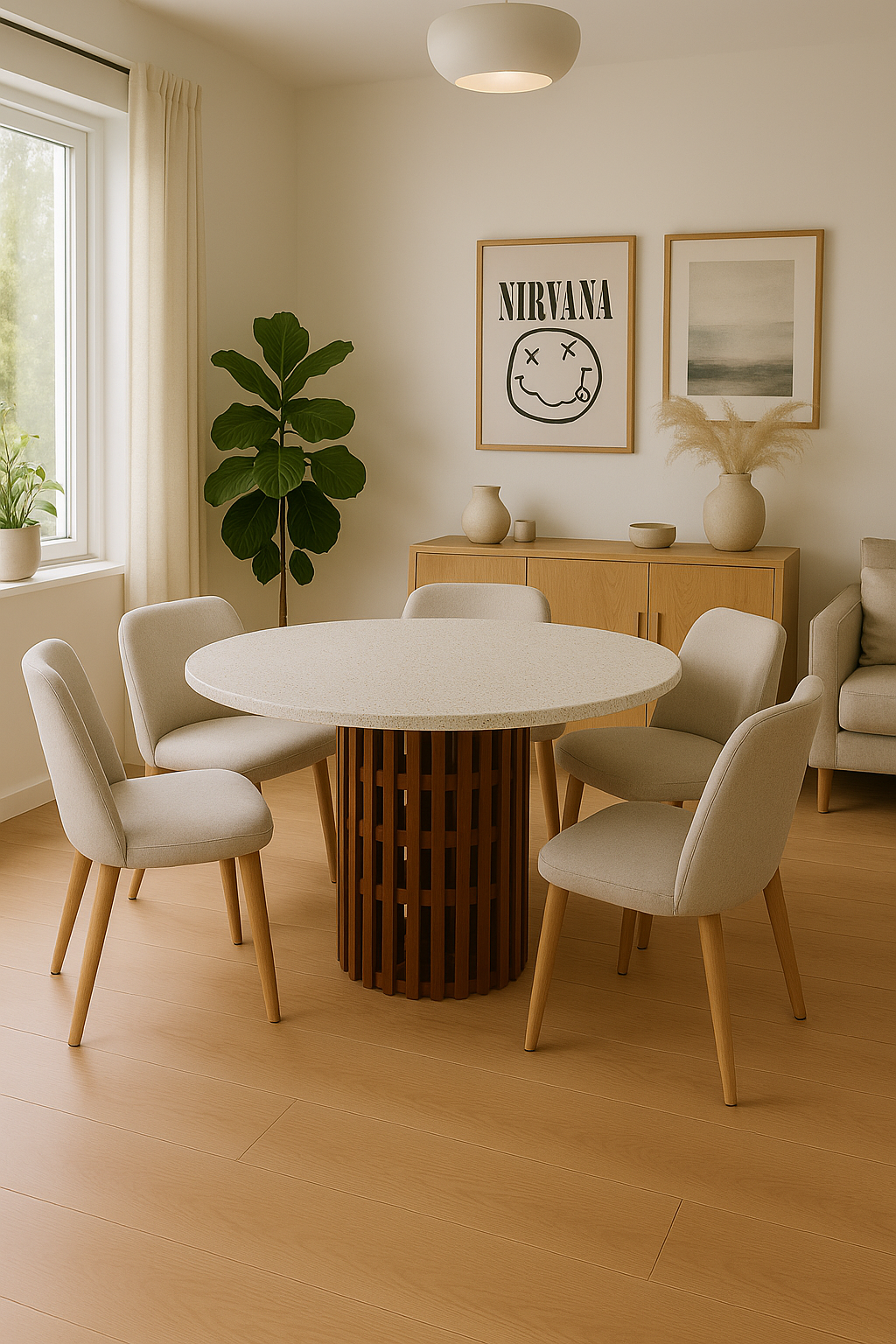 Comedores pequeños con muebles modernos: cómo aprovechar cada espacio