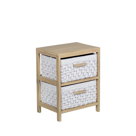 CAJONERA MADERA C/2 CAJONES TE LA: MADERA PAULOWNIA