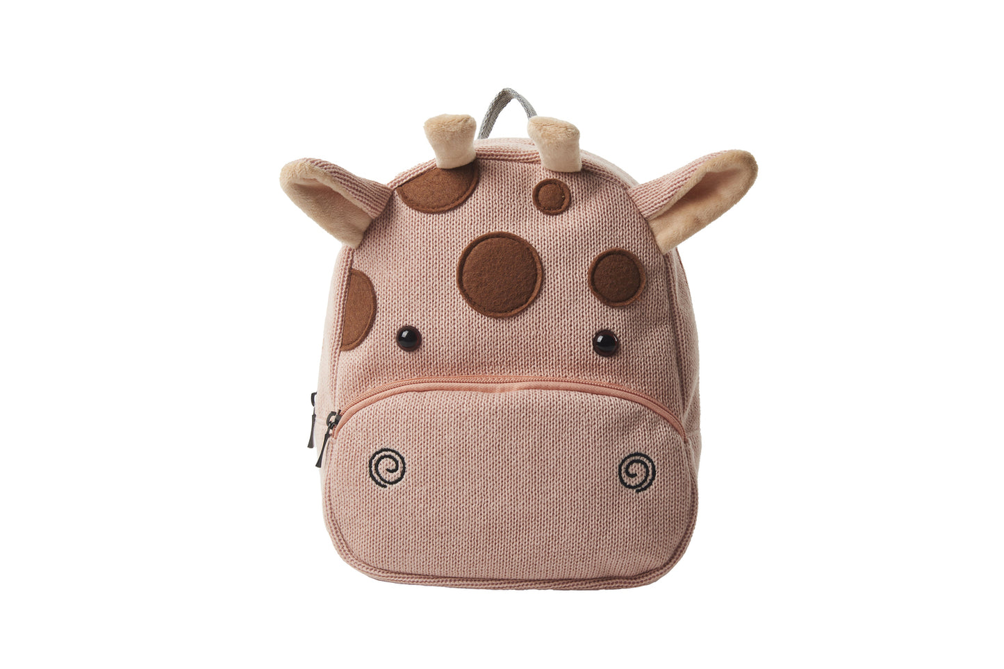 Mochila infantil algodón jirafa rosa