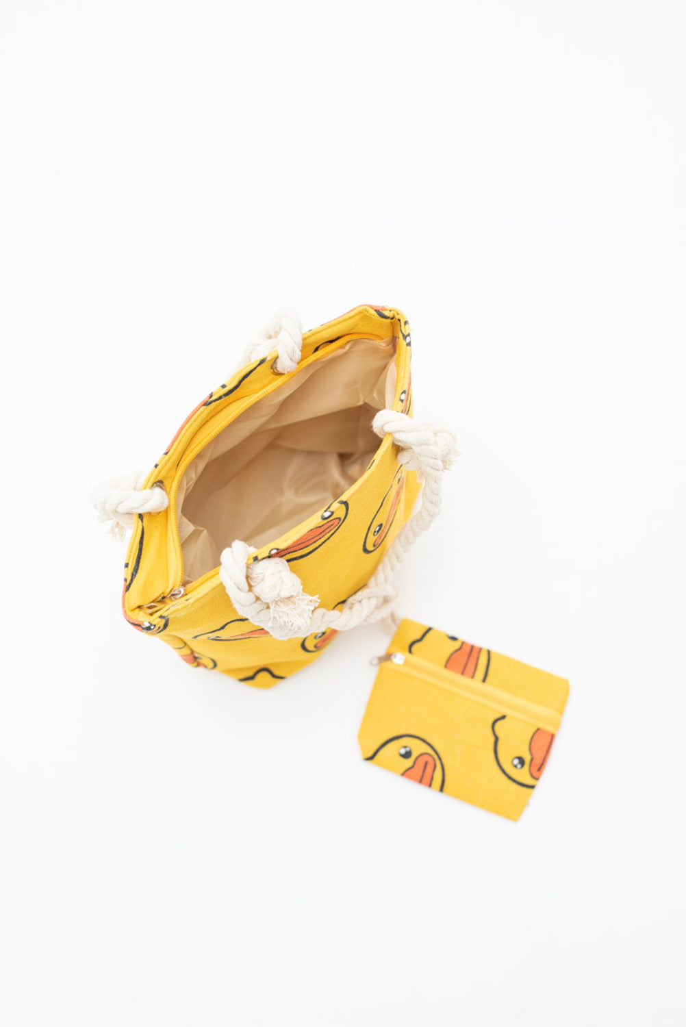 Bolso infantil  pato amarillo