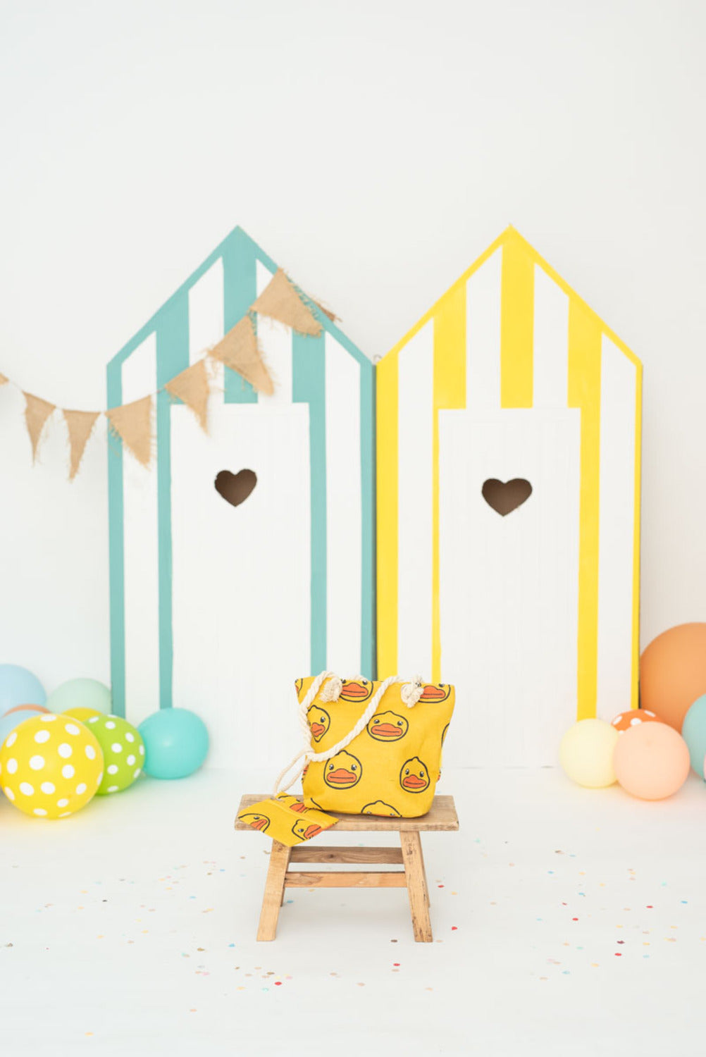 Bolso infantil  pato amarillo