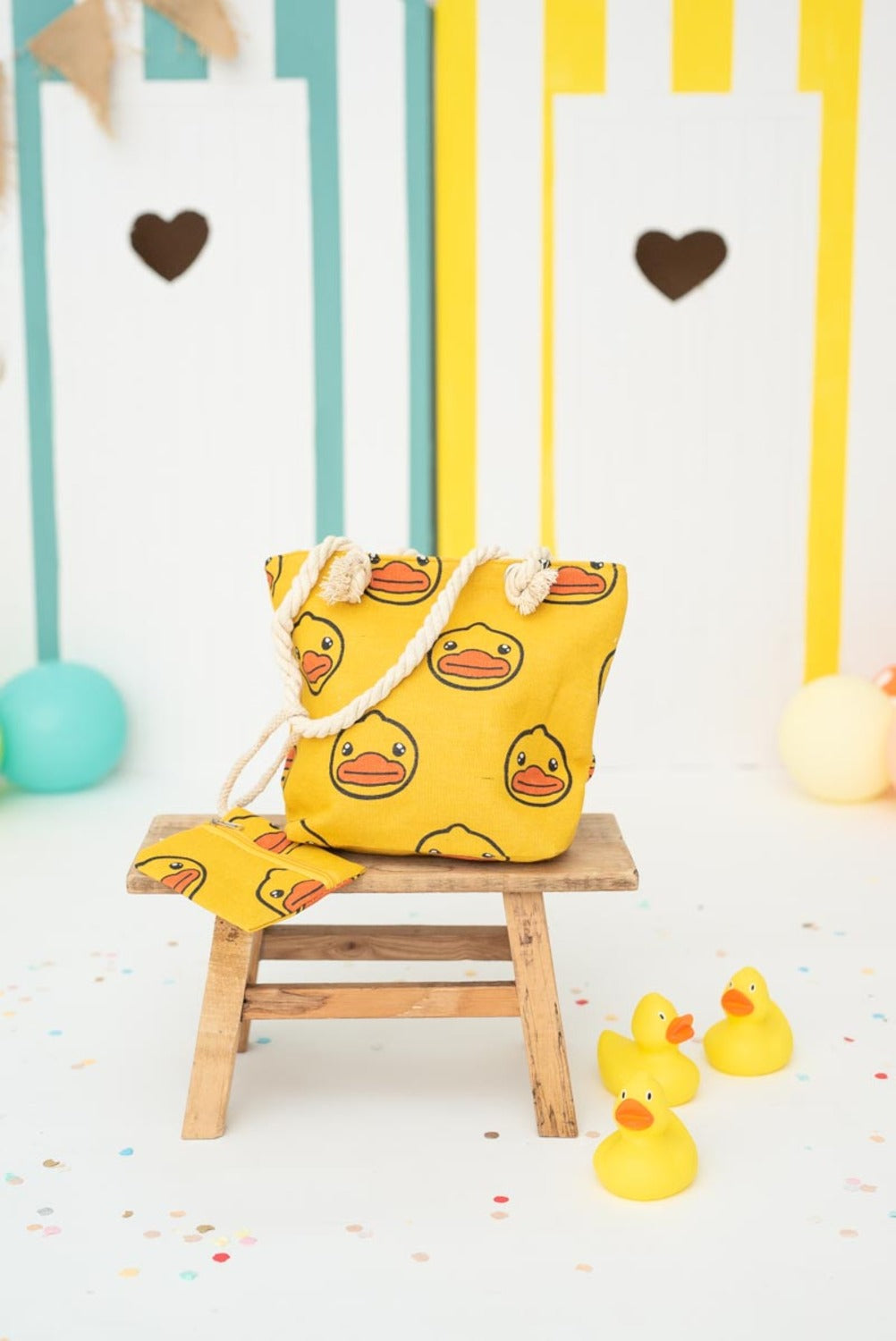 Bolso infantil  pato amarillo