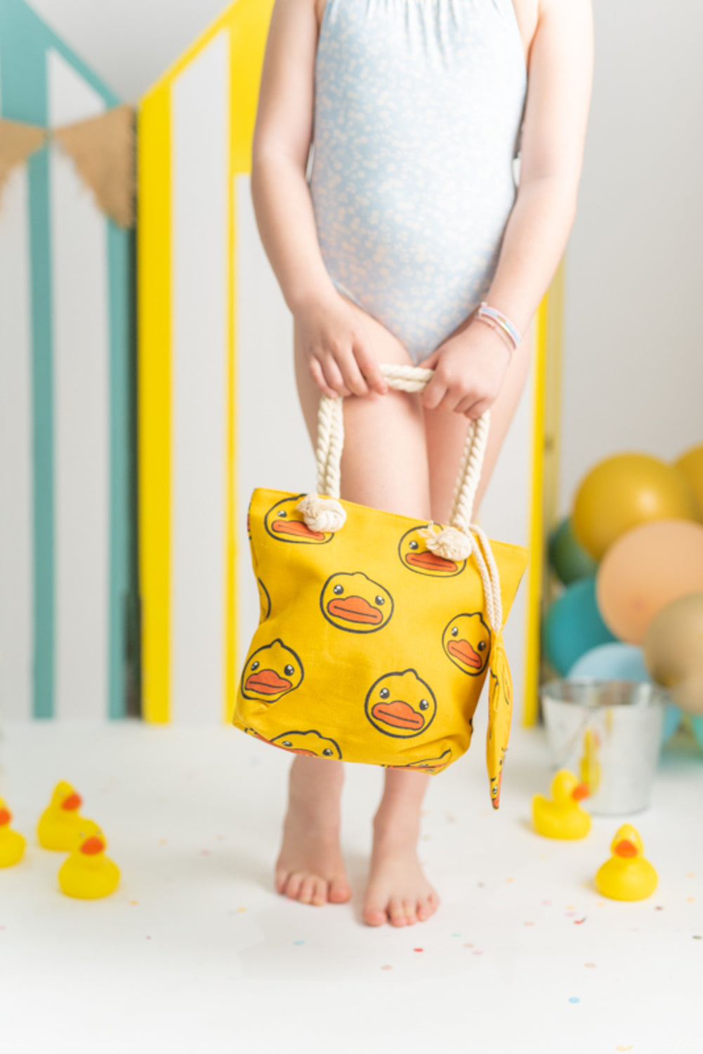 Bolso infantil  pato amarillo