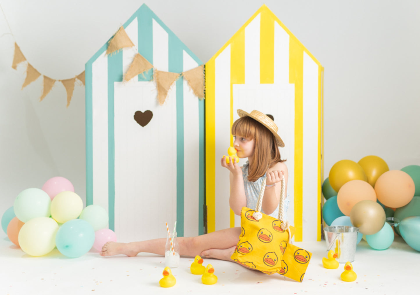 Bolso infantil  pato amarillo