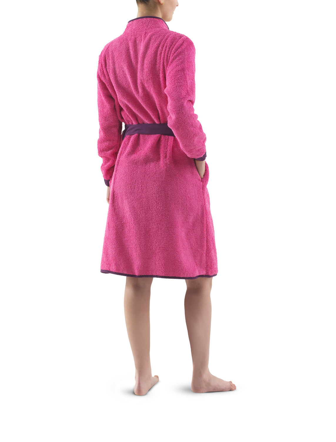 Albornoz Entallado Lady Fucsia Talla S