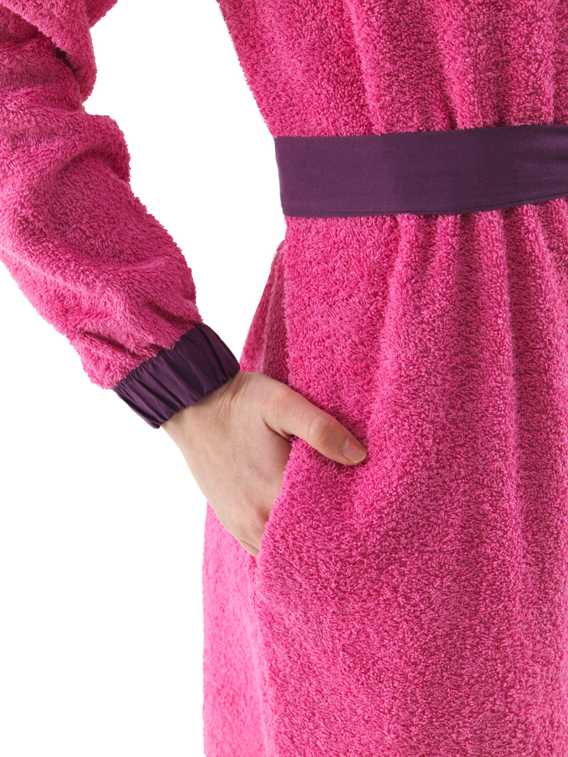 Albornoz Entallado Lady Fucsia Talla M