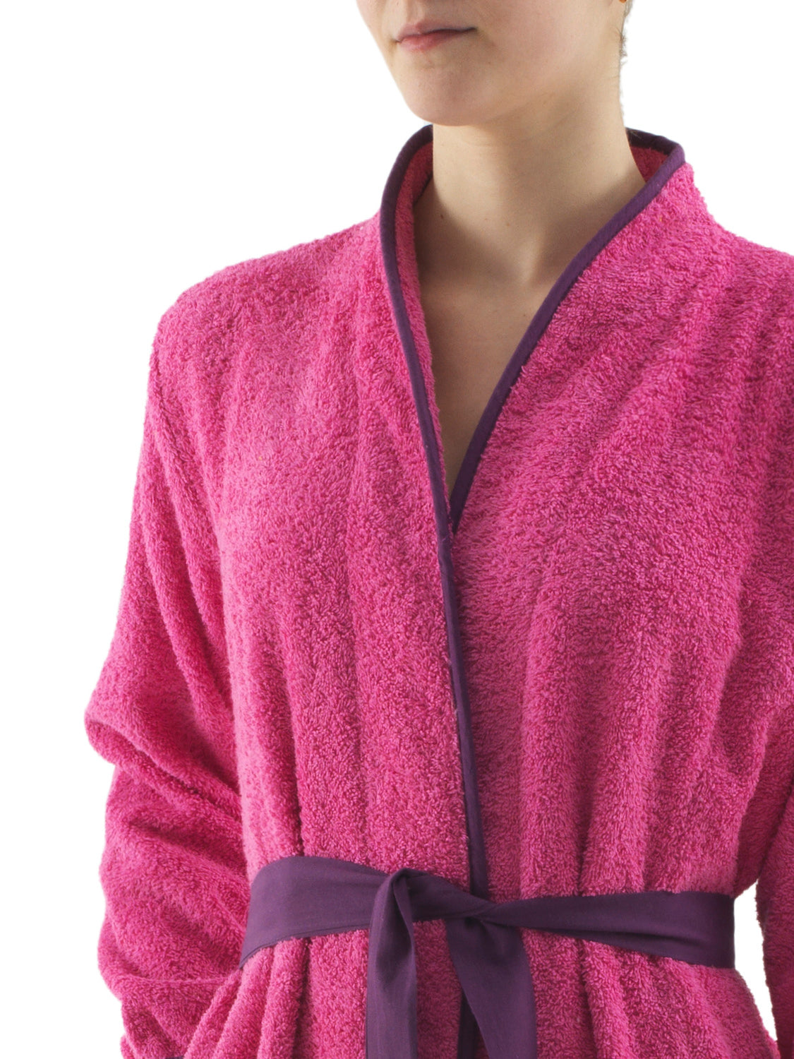 Albornoz Entallado Lady Fucsia Talla L